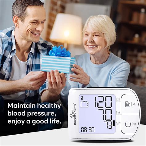 Automatic Wrist Blood Pressure Monitor Easyhome Bluetooth Smart Large