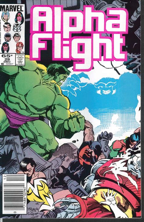 Alpha Flight 29 Marvel Comic Book 12 1985