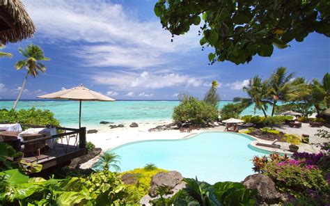Pacific Resort Aitutaki Cook Islands South Pacific Ocean Wallpapers13 Com