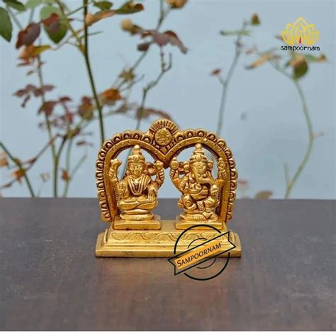 Brass Ganesh Laxmi Statue Home At Rs 1200 Piece In Aligarh ID