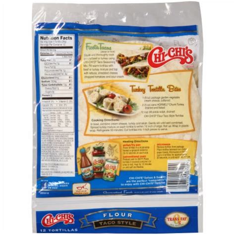 chi chi s® taco style soft flour tortillas 12 ct 12 oz foods co