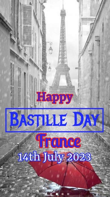 Bastille Day Instagram Story Template Postermywall