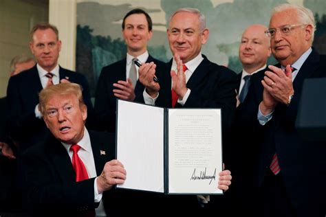A year on from us president's donald trump's inauguration, the american and israeli governments have found each other, but lost others along the way. The 'deal of the century': US blessing for Israel's land ...