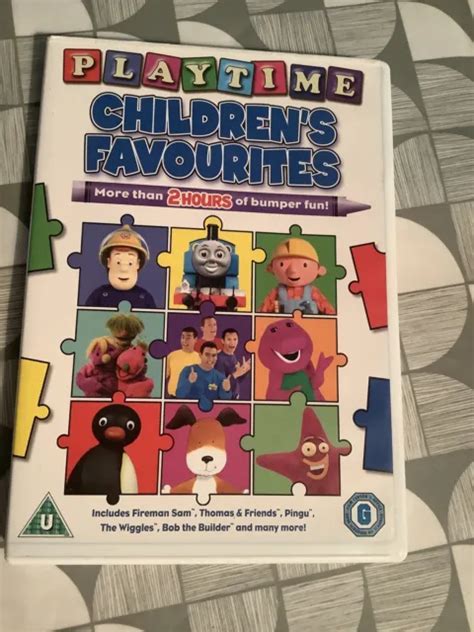 Rare Playtime Childrens Favourites Dvd Featuring The Hoobs Tested Uk