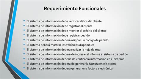 Requerimientos Funcionales Y No Funcionales Caso Fercejor