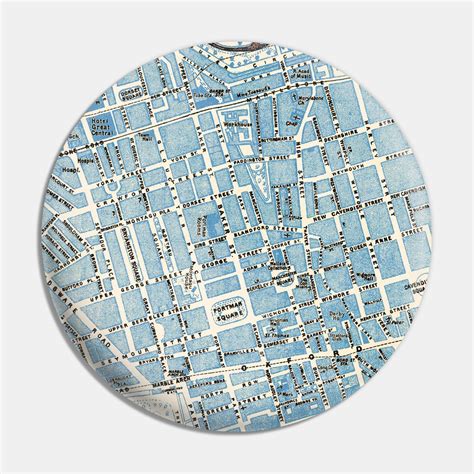 Vintage London Map Sherlocks Baker Street By Iheartbritishtv In 2022