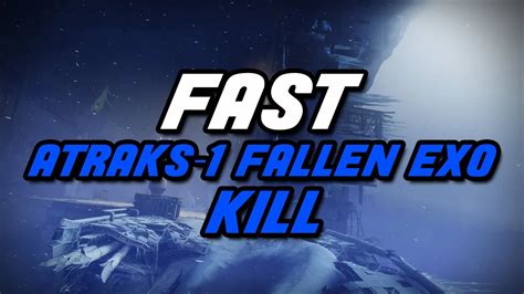 Easy Atraks 1 Fallen Exo Kill Deep Stone Crypt Raid Destiny 2 Youtube