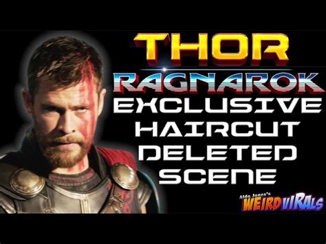 Ragnarok by aldo jones, thor gets his golden locks trimmed off by from one of cinema's most famous hair stylists. Thor Gets a Haircut - The Awesomer