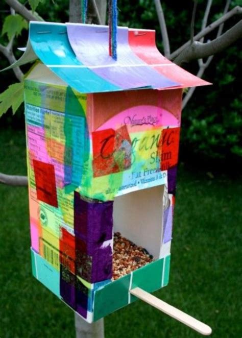 25 Diy Bird Feeder Ideas For Kids Bored Art