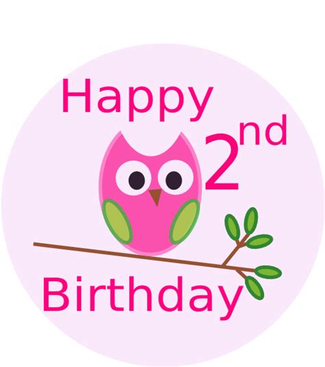 Free 2nd Birthday Cliparts Download Free 2nd Birthday Cliparts Png