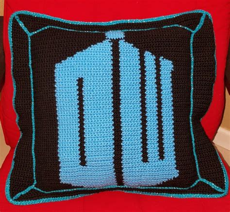 Doctor Who Crochet Pillow Crochet Knitting Fashion