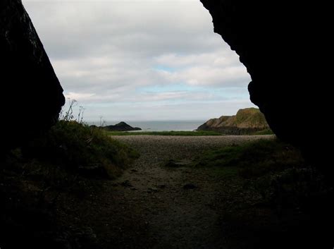 Emerging From A Raised Cave Onto The © Eric Jones Geograph Ireland