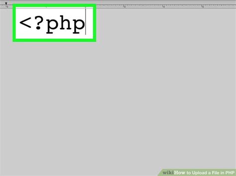 How To Upload A File In Php With Pictures Wikihow