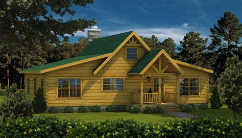 Summer rates include the cabin, site fee, 2 adults, 2 children and 2 vehicles. Bailey II - Plans & Information | Southland Log Homes