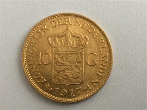 The Netherlands 10 Guilder Coin 1917 Wilhelmina Gold Catawiki