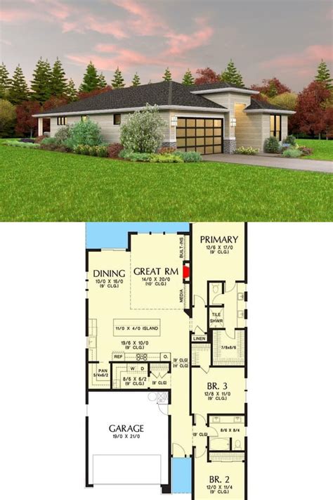 Modern Narrow House Plans For Maximum Use Of Limited Space House Plans