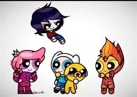 Adventure Time × Powerpuff Girls My Two Favorite Shows Of All Time I