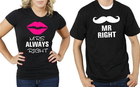 mr right mrs always right t shirt couple t shirt t for etsy