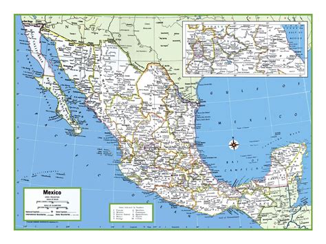 Mexico Map With States