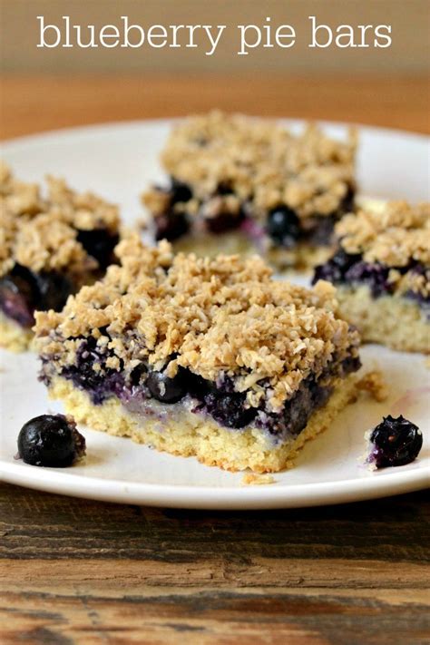 Desserts don't have to be packed with sugar. Blueberry Pie Bars, a Healthy Summer Dessert Recipe