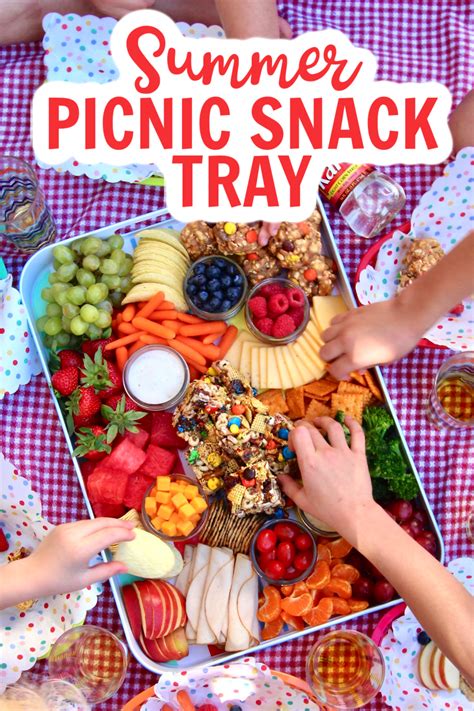 Summer Picnic Snack Tray Picnic Snacks Kids Picnic Foods Picnic Foods