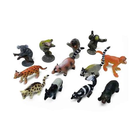 2 Inch Rain Forest Animal Figure Toys Assorted