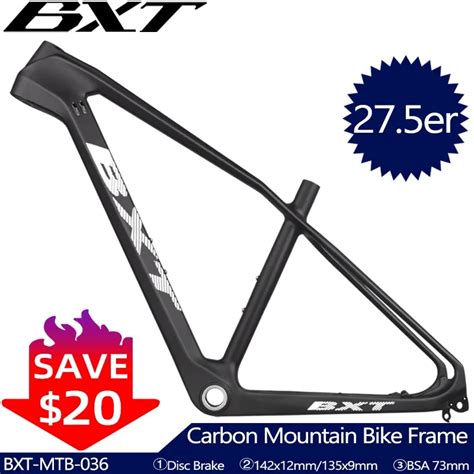 Bxt Full Carbon Mtb Frame 275er Cadre Carbone T1000 Carbon Mountain