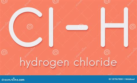 Hydrogen Chloride Gas Cylinde Icon Cartoon Vector
