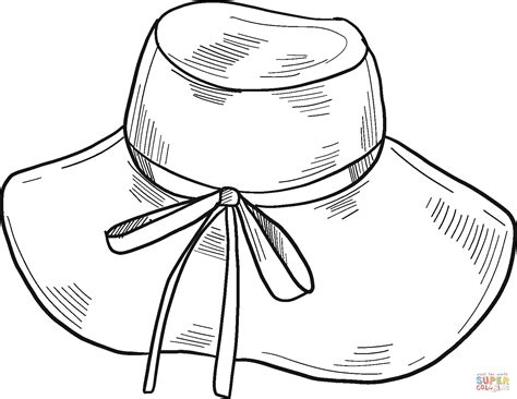 Hat Coloring Page Free Printable Coloring Pages