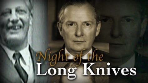Mar 15, 2007 · night of the long knives 1. Harold Macmillan's Night of Long Knives: 50 year on - BBC News
