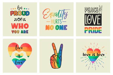 Lgbt Quotes Pride Month Concept