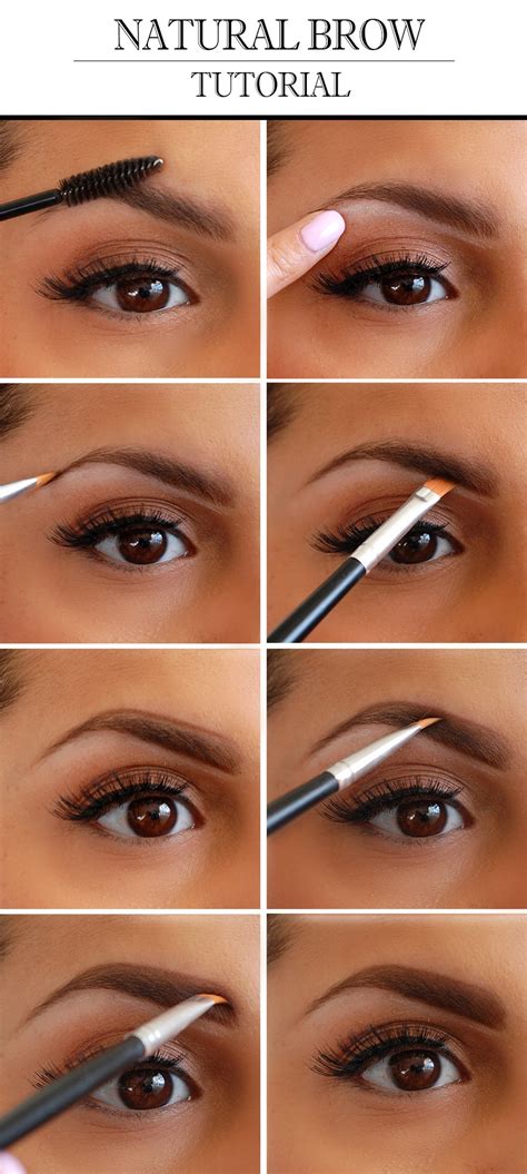 They can change the way your face looks by lifting your eyes or narrowing or widening your face. Natural Eyebrow Tutorial