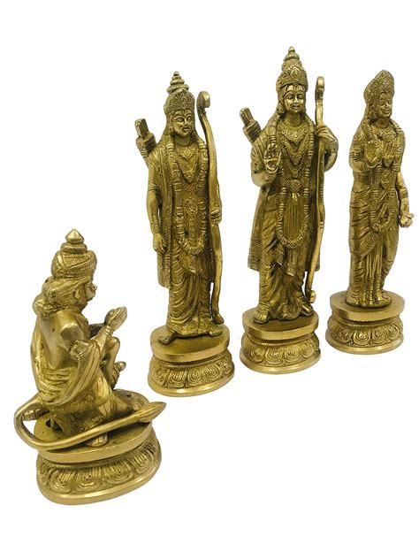 Buy Brass Statue Shri Ram Darbar Statue Idol Lord Rama Laxman Sita