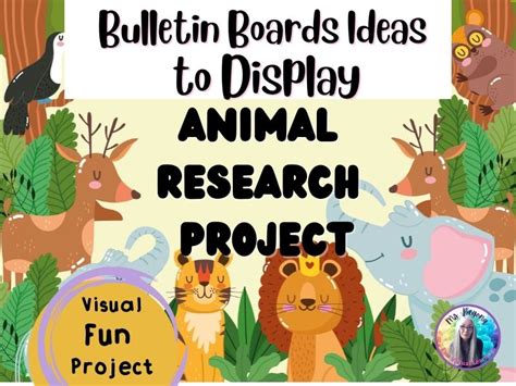 Animal Research Project Classroom Or Bulletin Boards Decor Teaching