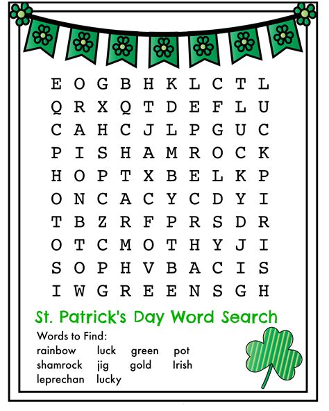 Celebrated march 17, saint patrick's day started as a catholic feast day honoring the historical saint patrick. Free Printable St Patrick's Day Crossword Puzzles ...