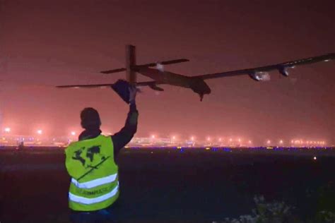 Solar Impulse Plane Takes Off On Six Day Sun Powered Pacific Marathon Nbc News