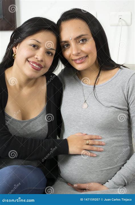 Portrait Of Happy Lesbian Couple Stock Image Image Of Room Care 147159207