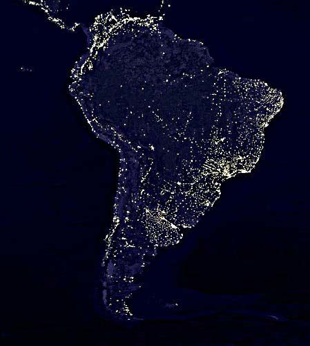 Desgastado Falso Arma Mapa Satelital Del Mundo De Noche Financiero