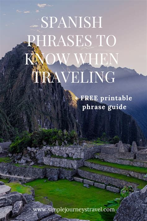 The spanish will be even more welcoming if you speak to them in their language. Spanish Phrases to Know When Traveling in Latin America ...