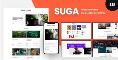 Suga V Magazine And Blog Wordpress Theme Jojothemes