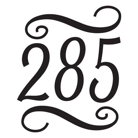 Choose from a range of designs and postal solutions. Decorative Vinyl Mailbox Numbers Vinyl Art outdoor ...