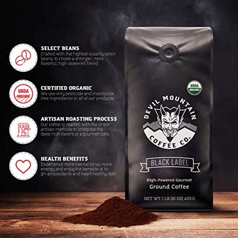 Black Label Dark Roast Ground Coffee Strongest Coffee In The World