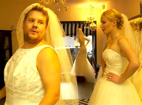 Watch Iggy Azalea And James Corden Try On Wedding Dresses E News