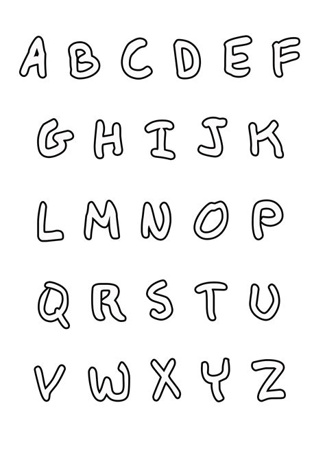 Alphabet Print Out Coloring Pages Sports College Alphabet Coloring