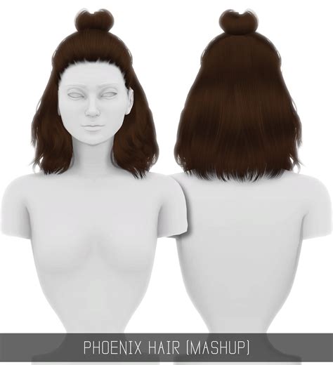 Phoenix Hair Mashup Patreon Exclusive ♥ Get It Here ♥ Sims Hair