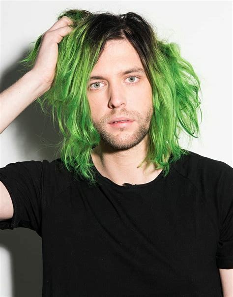 Black And Green Hair Long Hair Styles Men Dark Green Hair