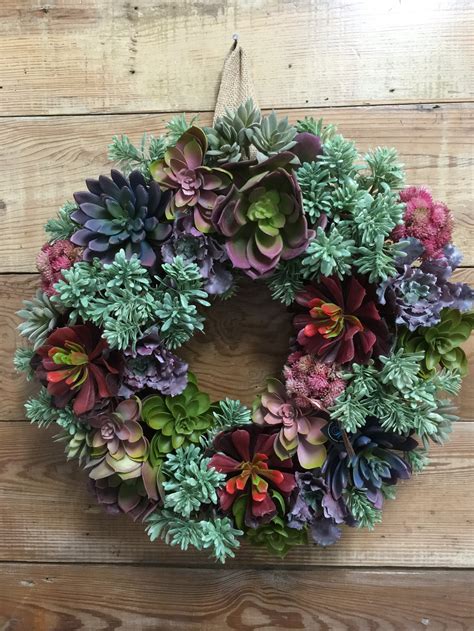 Succulent Wreath Bonnie Harms Designs