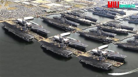 The Largest And Busiest Us Military Port Naval Base On The Planet