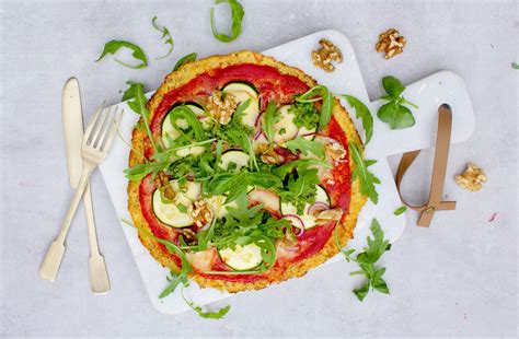 Bloemkool Pizzabodem Zelf Maken FoodLies