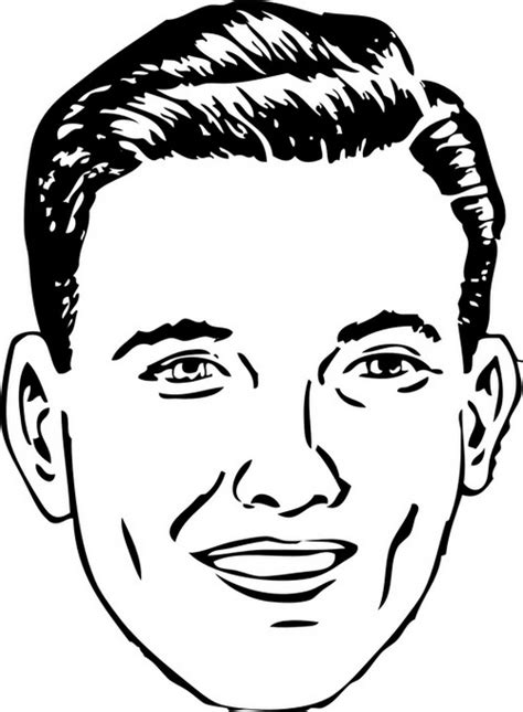 Kids Face Coloring Pages To Learn About Their Facial Features